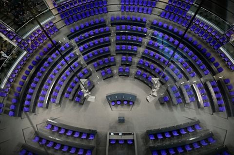 Plenum des Bundestags