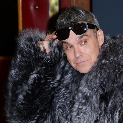 Robbie Williams, 50, bei der Premiere seiner Filmbiographie "Better Man" in Paris