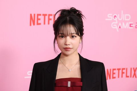 Jo Yu-ri auf der Premiere der Netflix-Serie "Squid Game" in Los Angeles