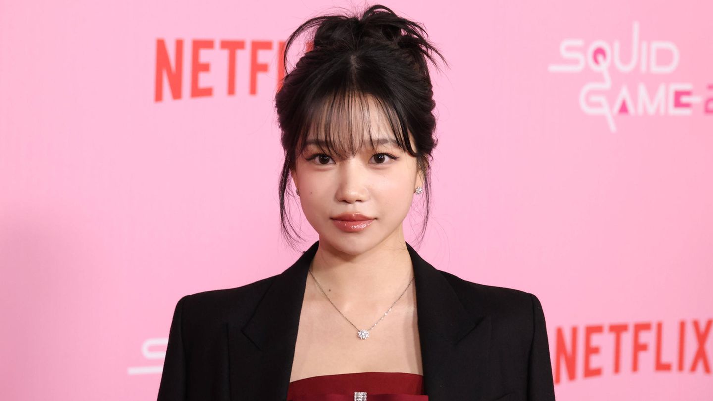 Jo Yu-ri auf der Premiere der Netflix-Serie "Squid Game" in Los Angeles