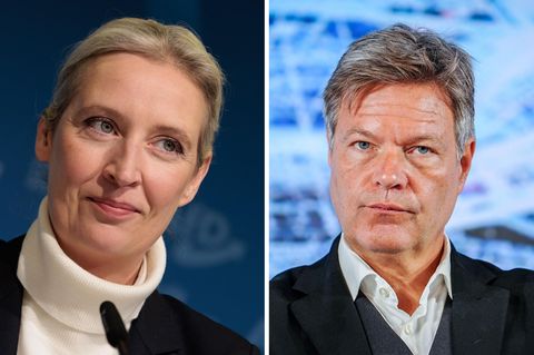 ARD und ZDF: Alice Weidel und Robert Habeck