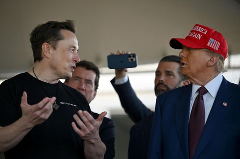 Elon Musk und Donald Trump in den USA