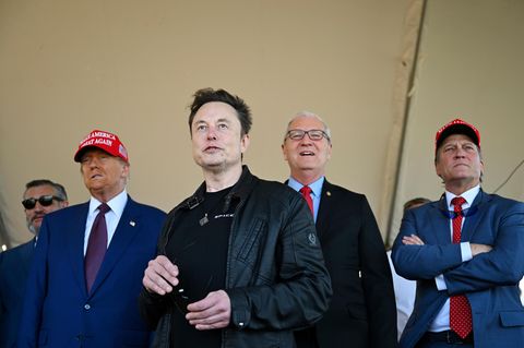 Elon Musk mit Donald Trump
