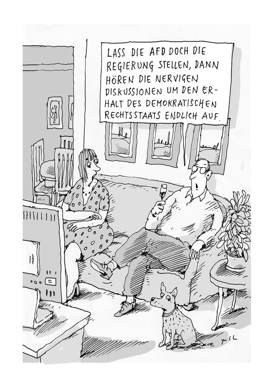Cartoons: Vom Ampel-Aus bis zum Trump-Triumph: Til Mette blickt auf das Jahr zurück Cartoons: Vom Ampel-Aus bis zum Trump-Triumph: Til Mette blickt auf das Jahr zurück