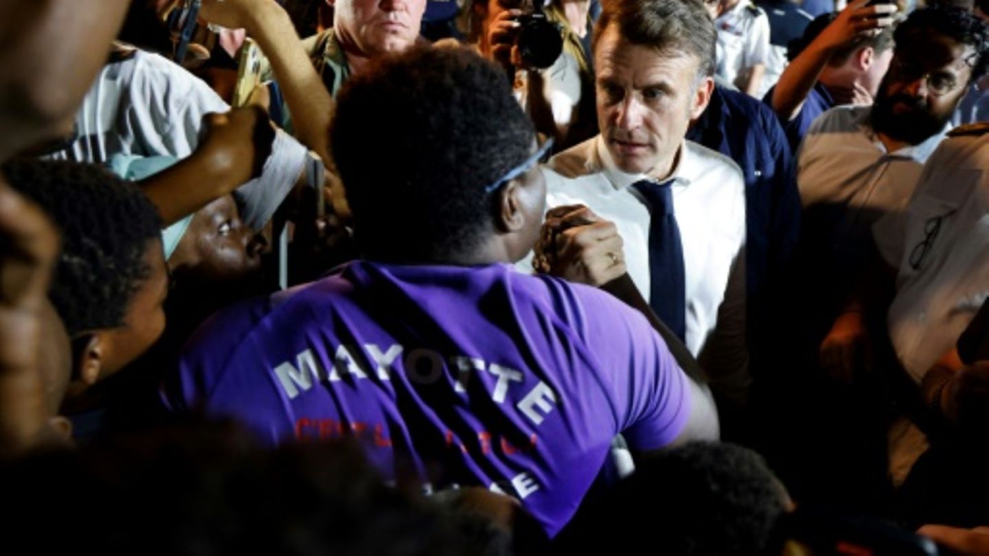 Macron auf Mayotte