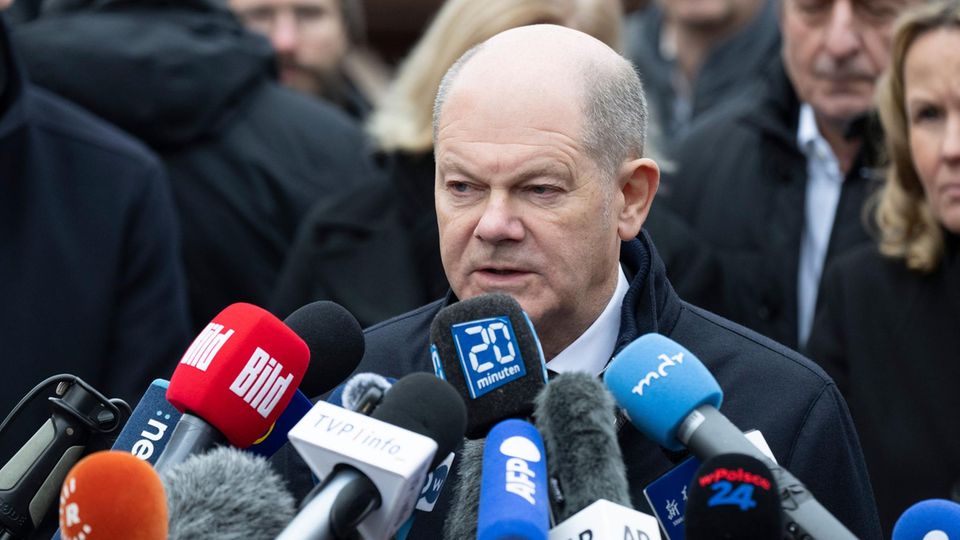 Olaf Scholz in Magdeburg – das Statement des Kanzlers in voller Länge