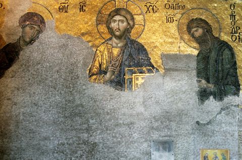Jesus in der Hagia Sophia