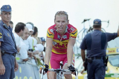 Pascal Hervé während seiner Radsport-Karriere. Der frühere Spitzensportler hatte vor wenigen Monaten mitgeteilt, dass ihm sein Magen wegen eines Tumors entfernt worden war
