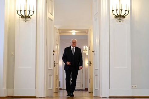 Steinmeier am Freitag in Schloss Bellevue