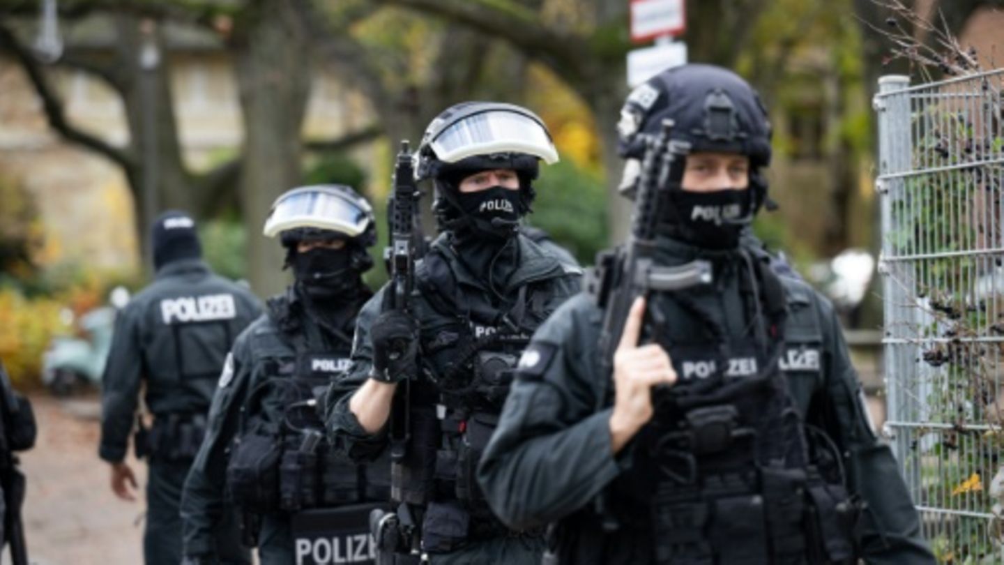 Spezialkräfte der Hamburger Polizei