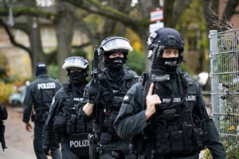 Spezialkräfte der Hamburger Polizei