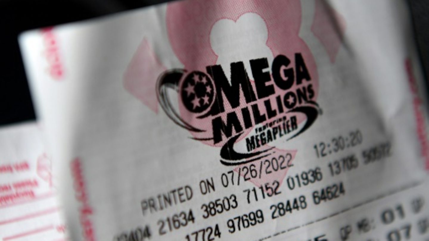 Lottoschein von Mega Millions