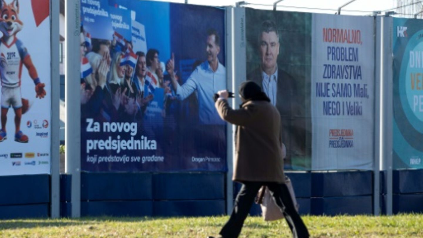 Wahlplakate in Kroation