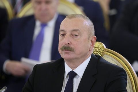 Alijew im Mai 2023 in Moskau