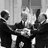 1979 besiegeln Ägypten, Israel und die USa das Camp-David-Abkommen