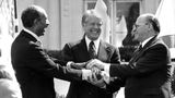 1979 besiegeln Ägypten, Israel und die USa das Camp-David-Abkommen