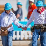 Carter Hand in Hand mit Ehefrau Rosalynn