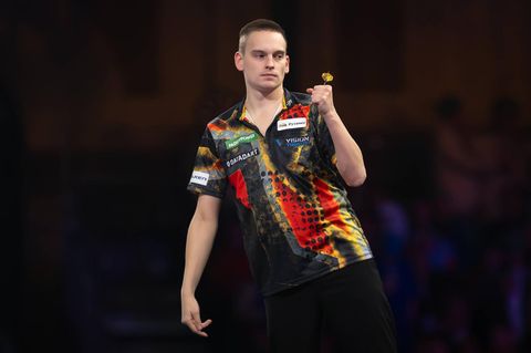 Ricardo Pietreczko bei der Darts-WM