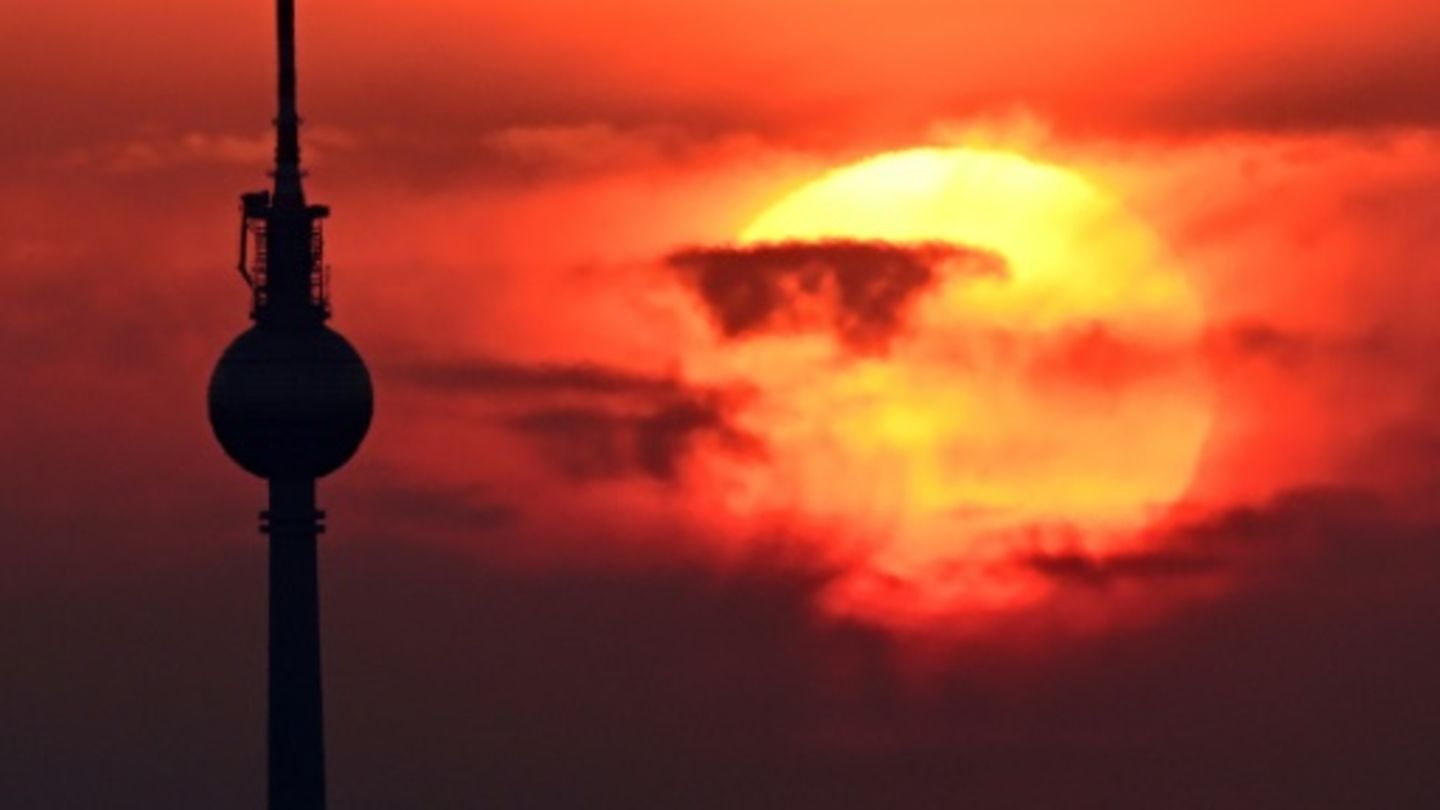 Sonnenaufgang in Berlin
