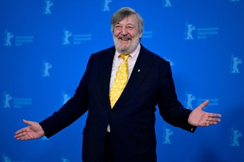 Der britische Schauspieler Stephen Fry