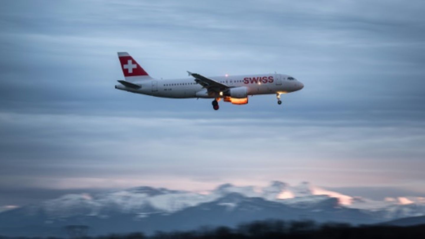 Airbus-Maschine von Swiss Air