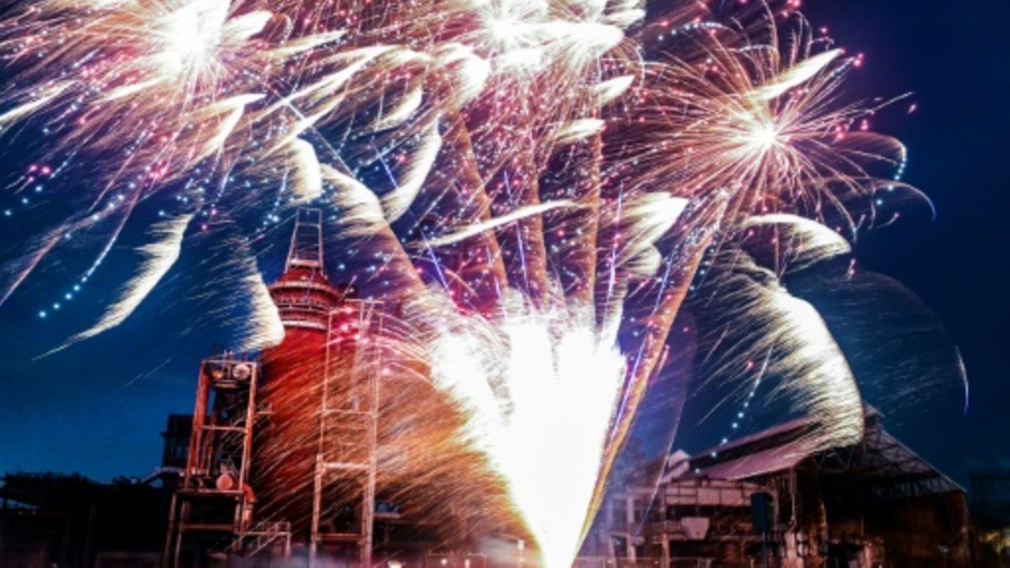Feuerwerk in Dortmund an Silvester 2022