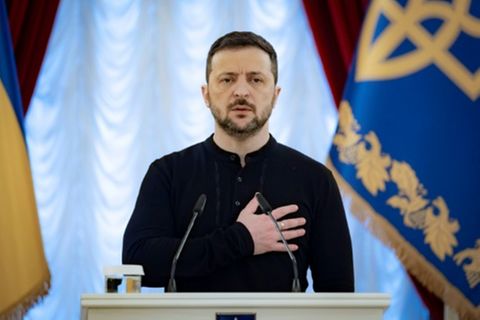Der ukrainische Präsident Wolodymyr Selenskyj