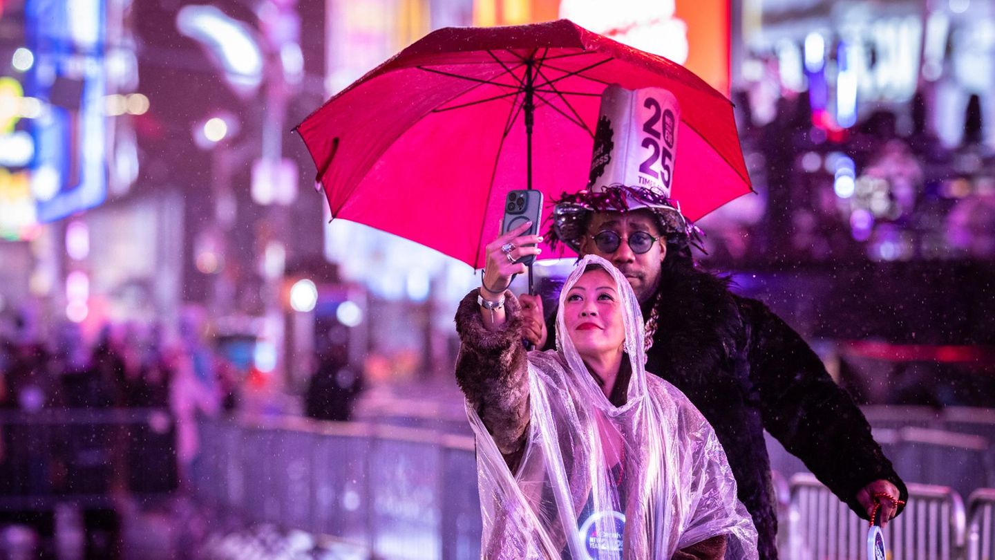 ...eine New Yorker Silvesterfeier? Nicht ohne meinen Schirm!