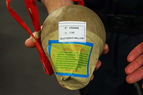 Eine Kugelbombe