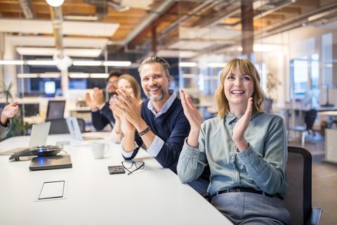 Meeting bei einem Arbeitgeber