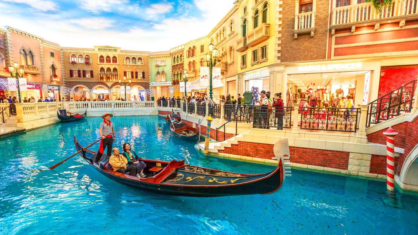 ein nachgebautes Venedig in China