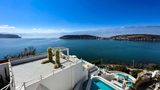 eine kopierte Version von Santorini in China am Meer