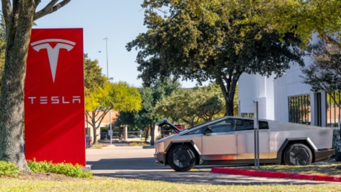 Aufnahme von Teslas Cybertruck