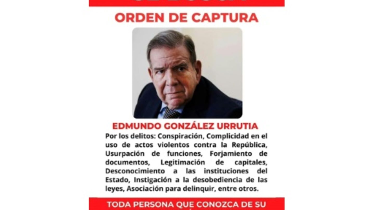 Fahndungsaufruf für González Urrutia