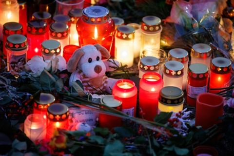 Gedenken an Opfer in Magdeburg