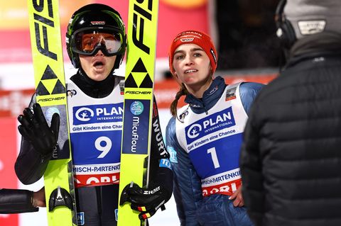 Selina Freitag (r) zusammen mit Agnes Reisch