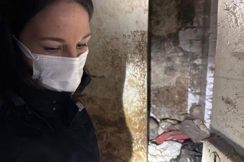 Annalena Baerbock im Saidnaja-Gefängnis in Syrien