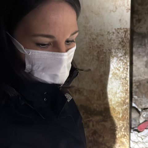 Annalena Baerbock im Saidnaja-Gefängnis in Syrien