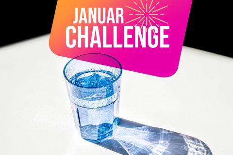 Januar Challenge WASSER TRINKEN Getty Images Branding