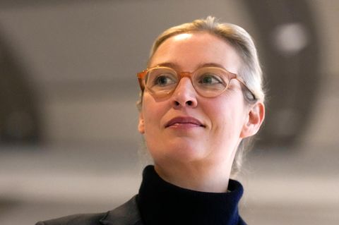 Alice Weidel sieht einem Wahlkampfgespräch mit Elon Musk entgegen