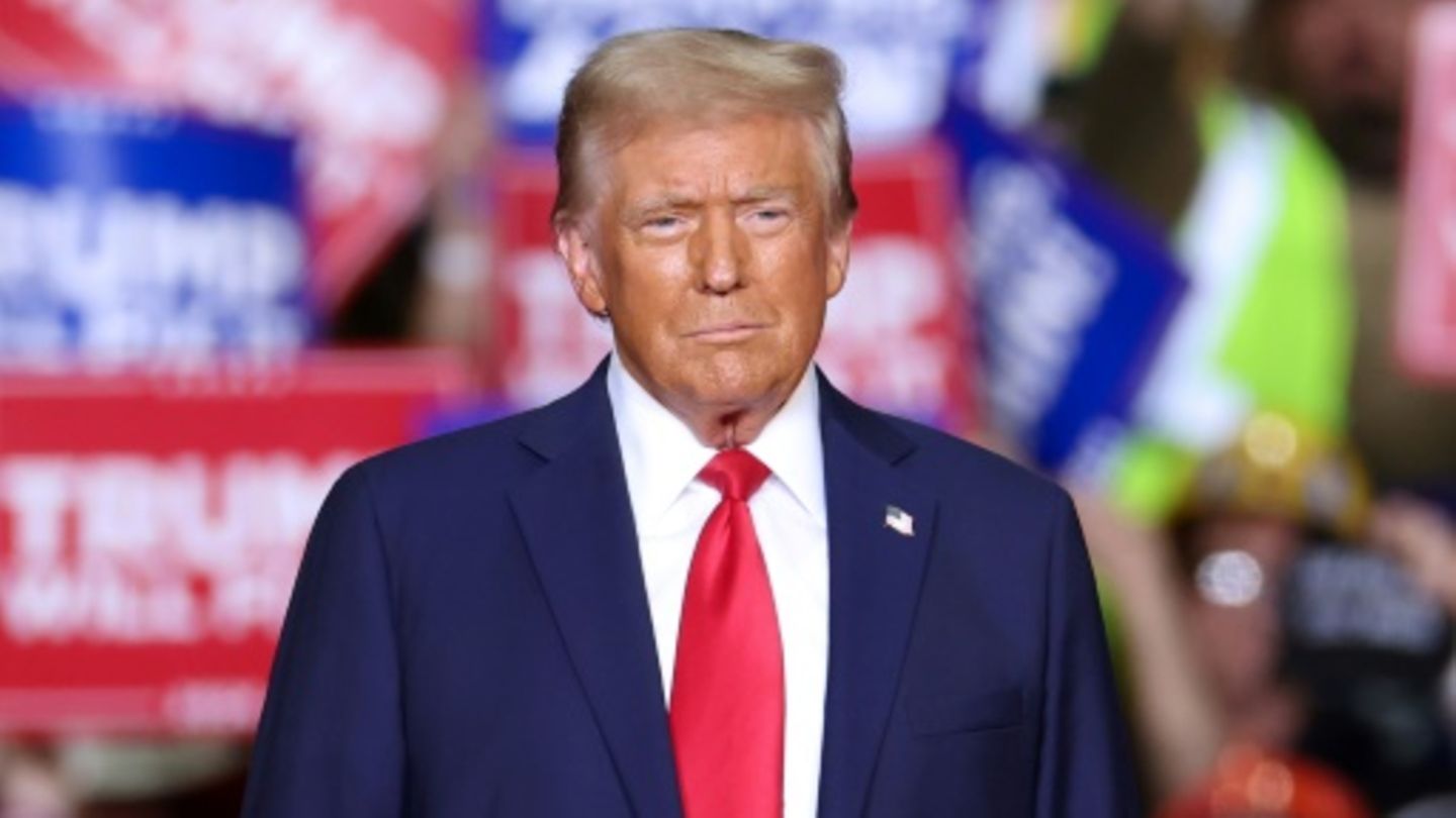 Donald Trump am 4. November in Pittsburgh
