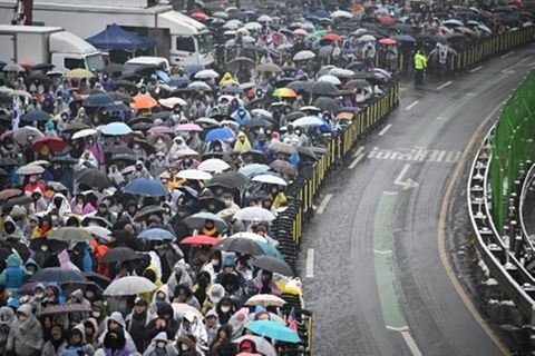 Demontration in Seoul