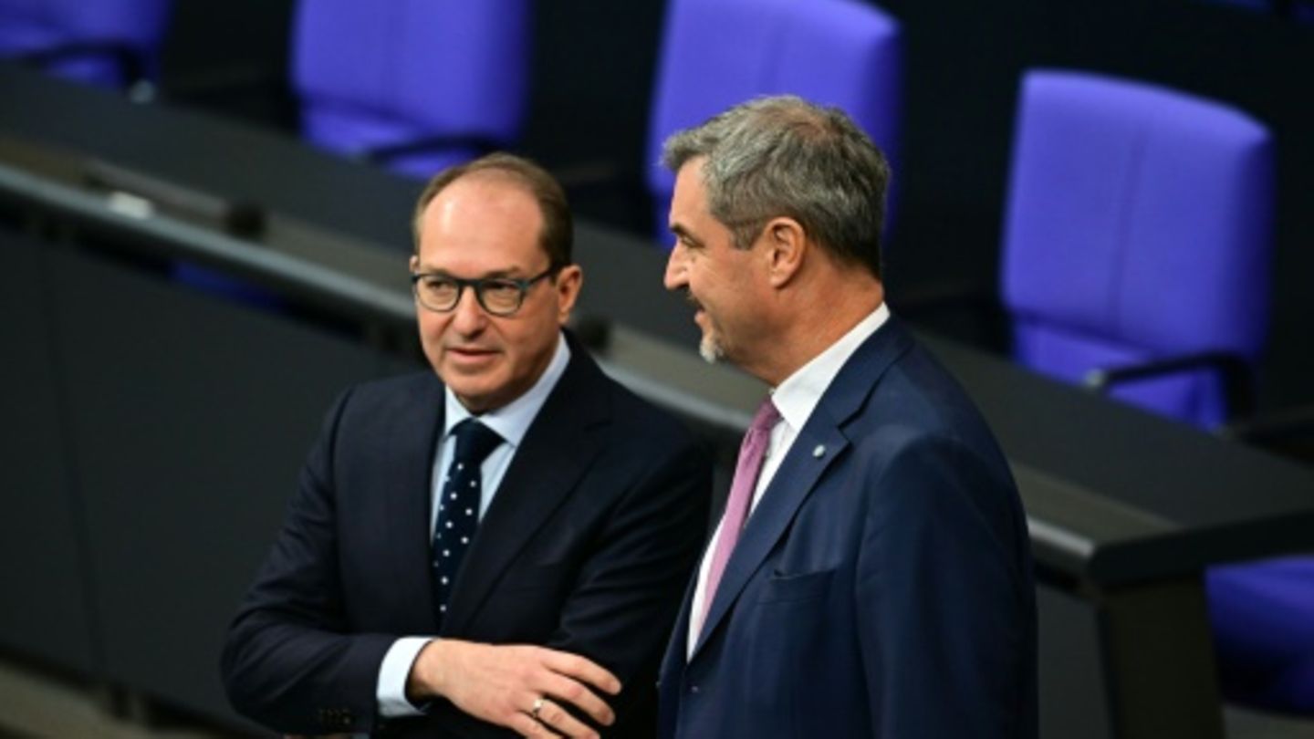 Alexander Dobrindt und Markus Söder