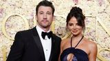Miles Teller und Keleigh Sperry bei den Golden Globes