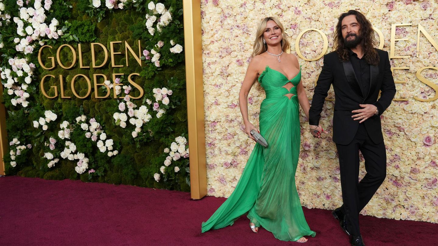 Heidi Klum bei den golden globes