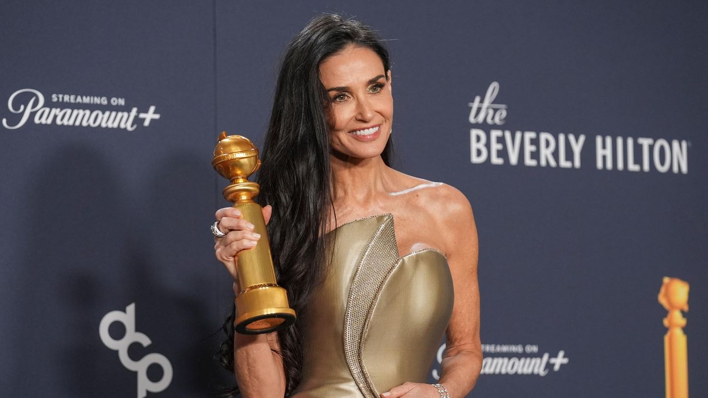 Demi Moore bei den Golden Globes Demi Moore bei den Golden Globes