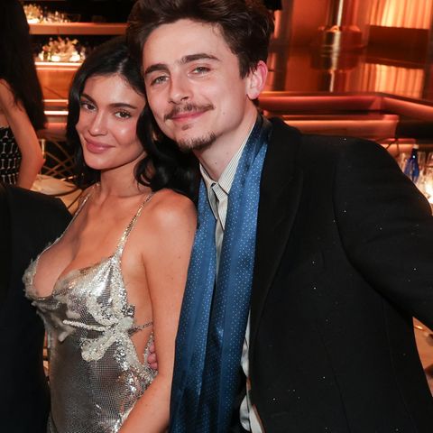 Kylie Jenner und Timothée Chalamet bei den Golden Globes