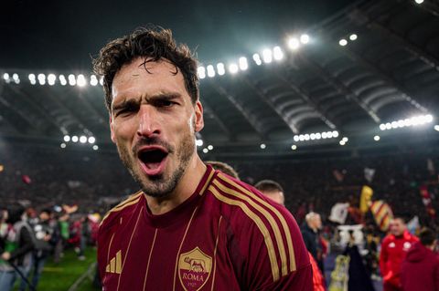 Mats Hummels nach dem Derbysieg gegen Lazio Rom