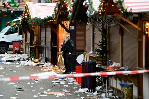 Tatort einen Tag nach Anschlag