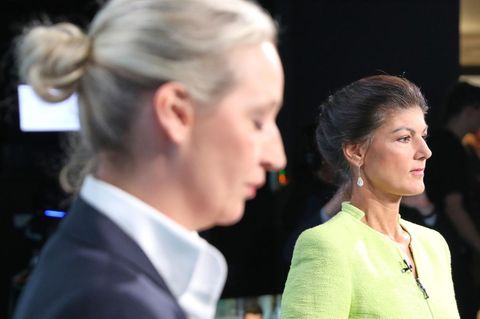 Sahra Wagenknecht und Alice Weidel